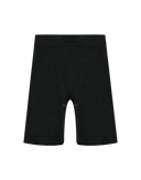 Shorts i merinoull/silke til dame Svart