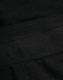 Shorts i merinoull/silke til dame Svart