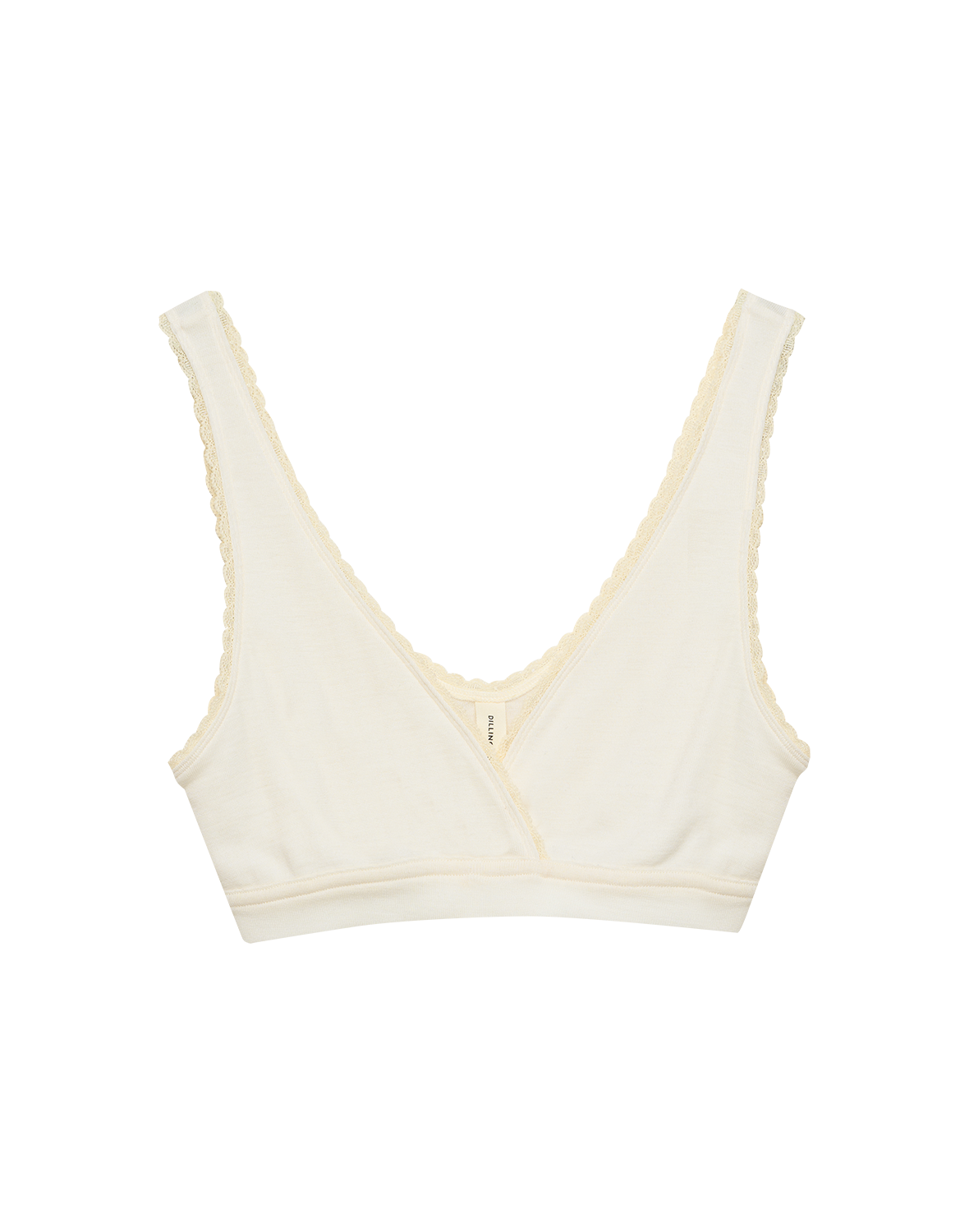 Bralette med blonder