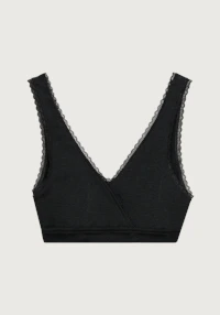 Bralette i merinoull/silke til dame