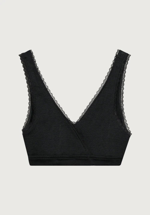 Bralette med blonder