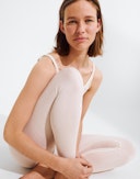 Women's merino wool/silk leggings Nature