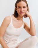 Women's merino wool/silk leggings Nature