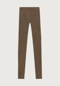 Leggings i merinoull/silke til dame
