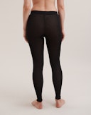 Leggings i merinoull/silke til dame Svart 8