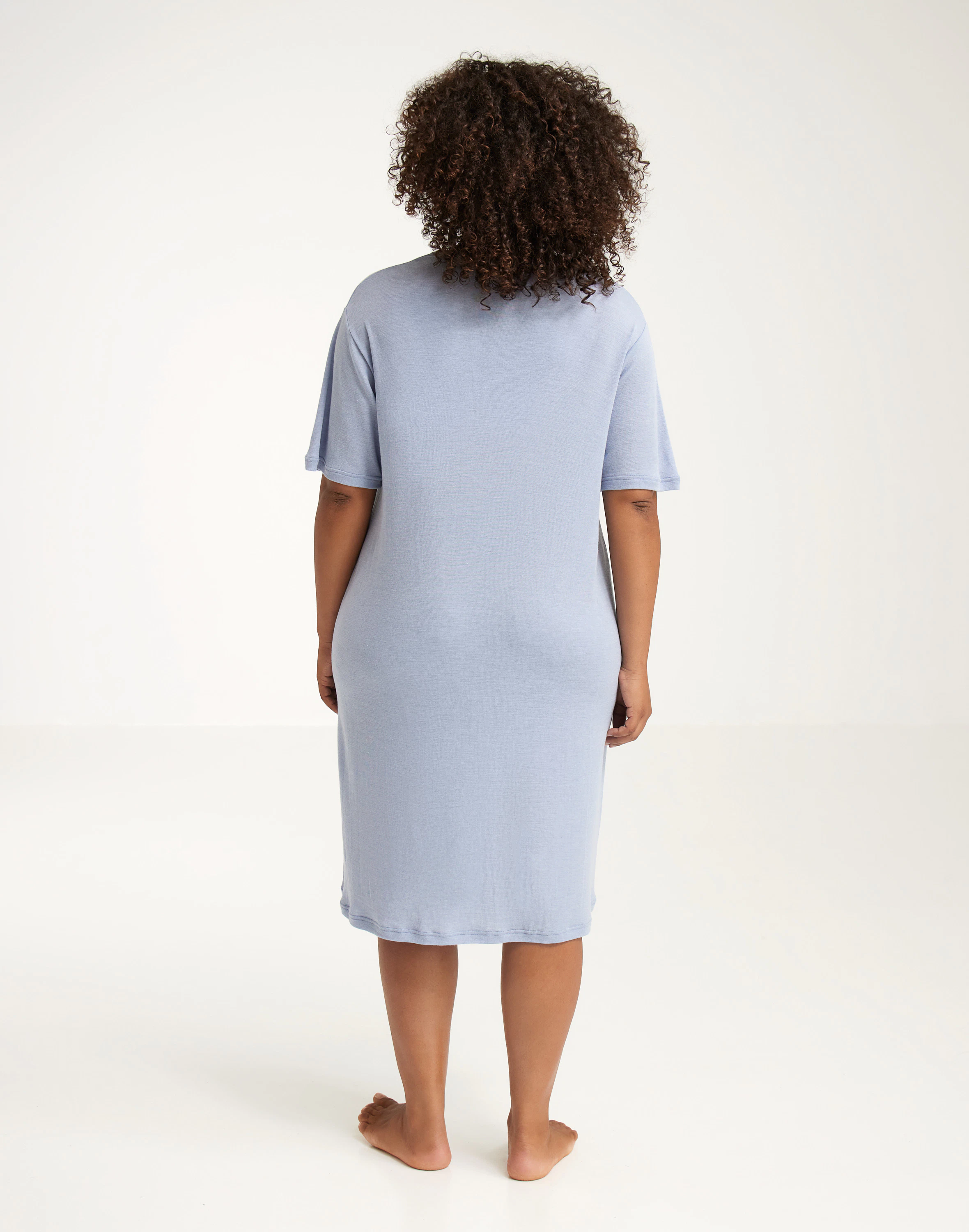 Women's merino wool/silk short sleeve dress - Free shipping Women's merino wool/silk short sleeve dress - Free shipping