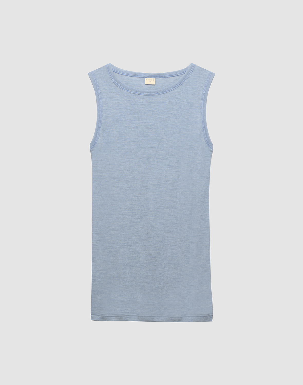 Tanktopp i merinoull/silke til dame