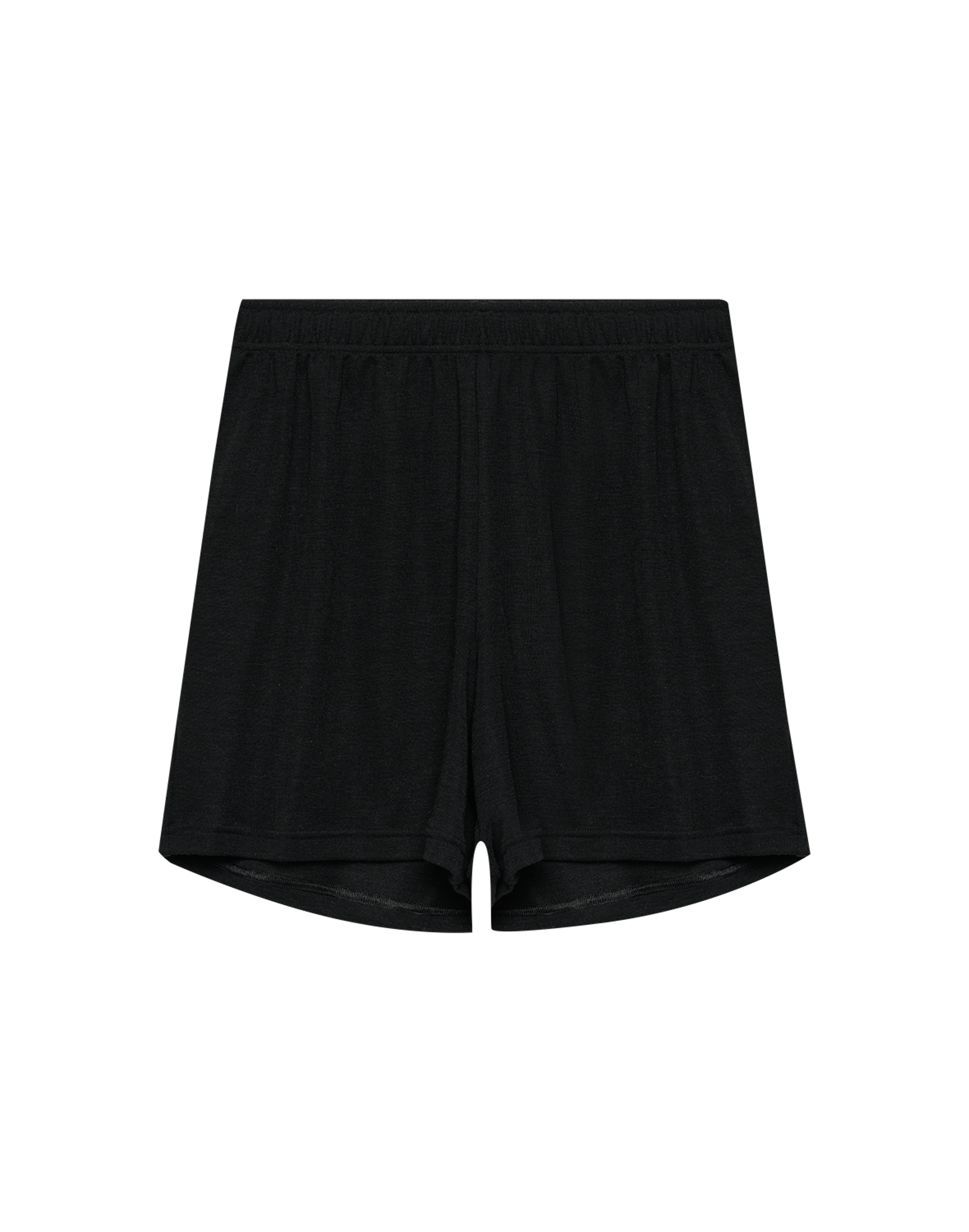 パンツ WOOALONG Piping terry shorts BLACK WL242JSP02WBLK Black Black Heavy Cotton Tailoring Shorts | GANNI US