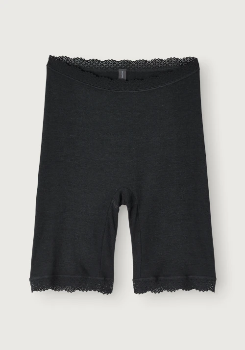 Shorts med blonder