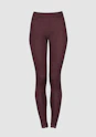 Leggings med bred linning og blonder