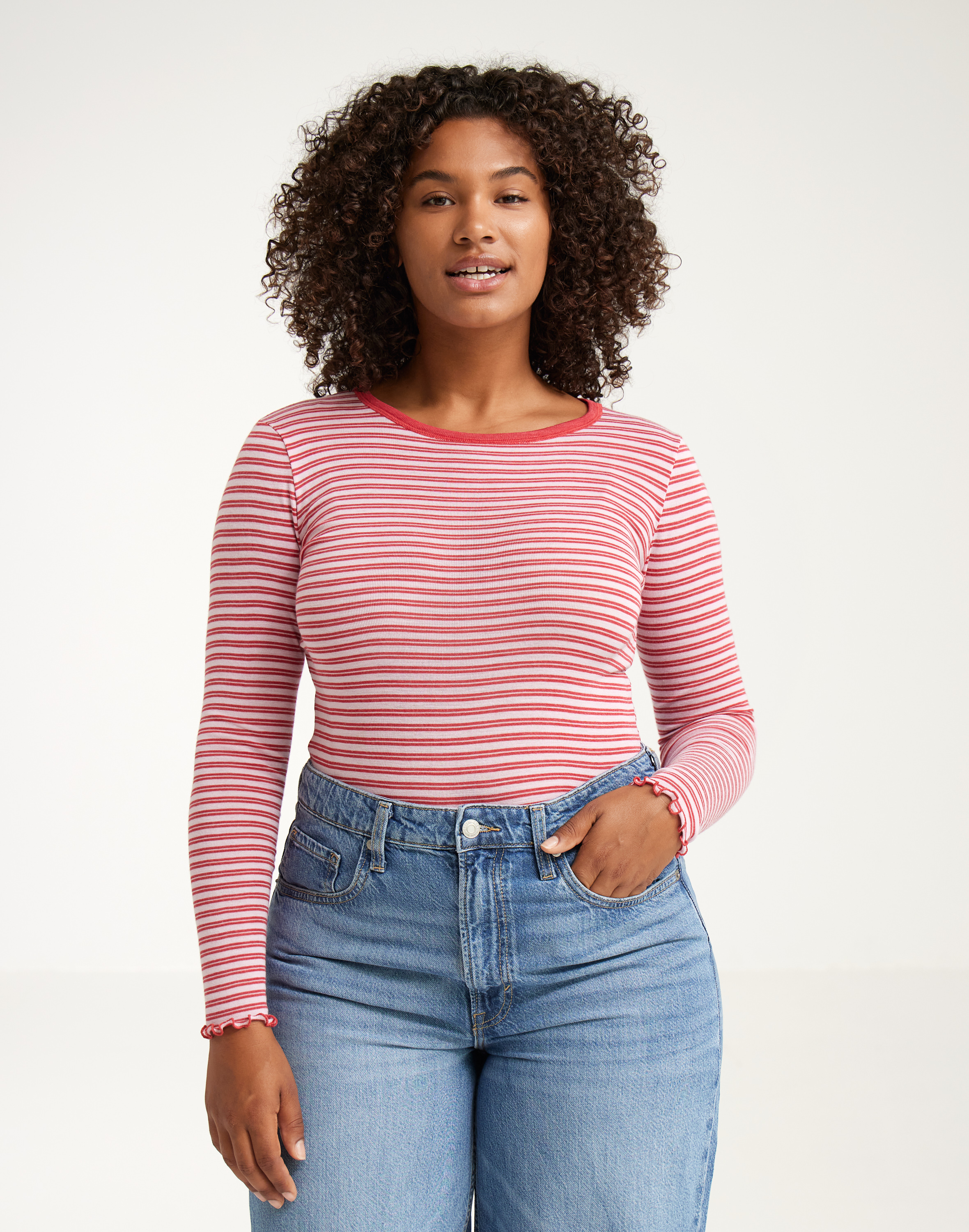 Long sleeve top with high O-neck babylock 2