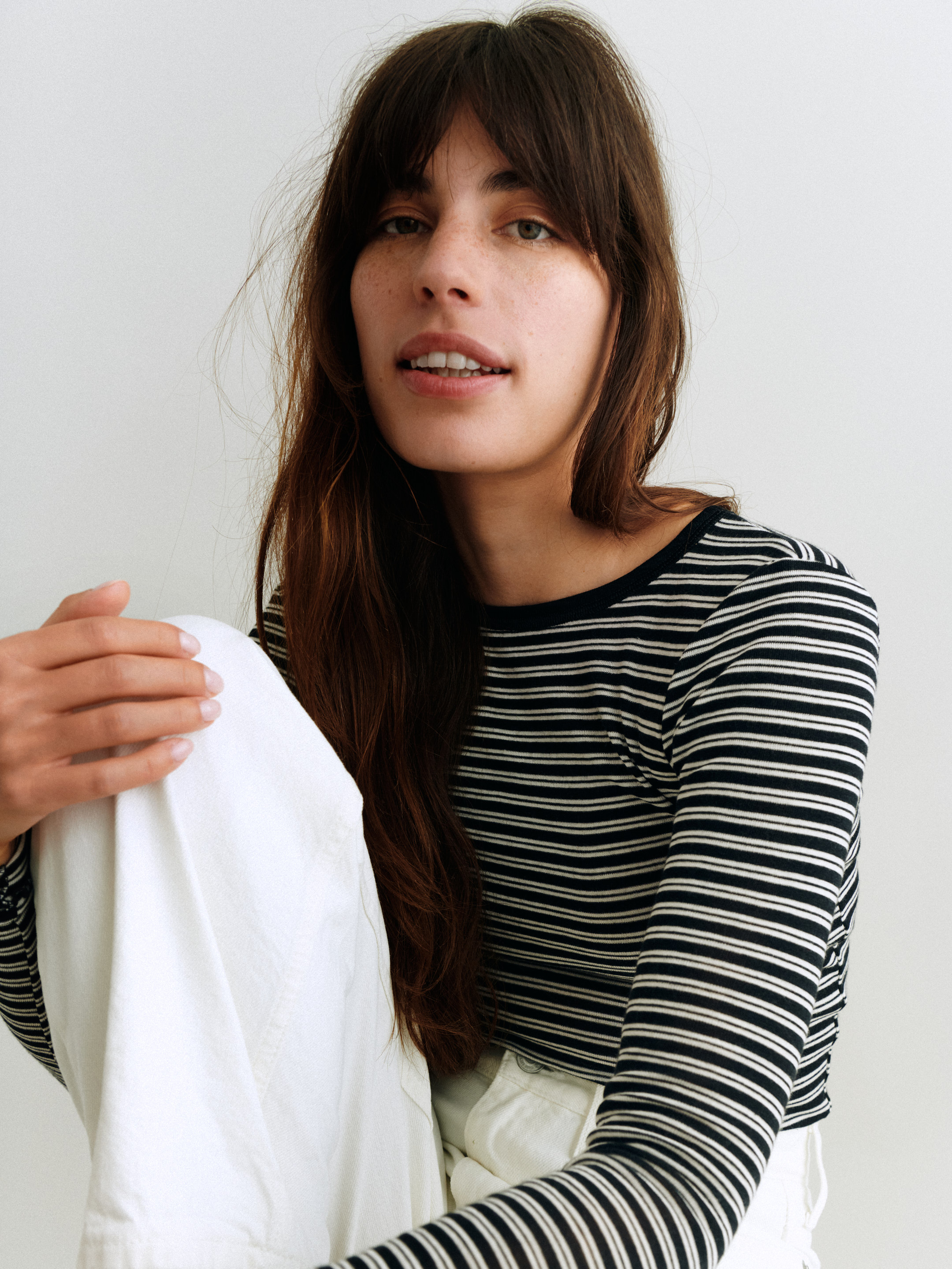 Long sleeve top with high O-neck babylock 4