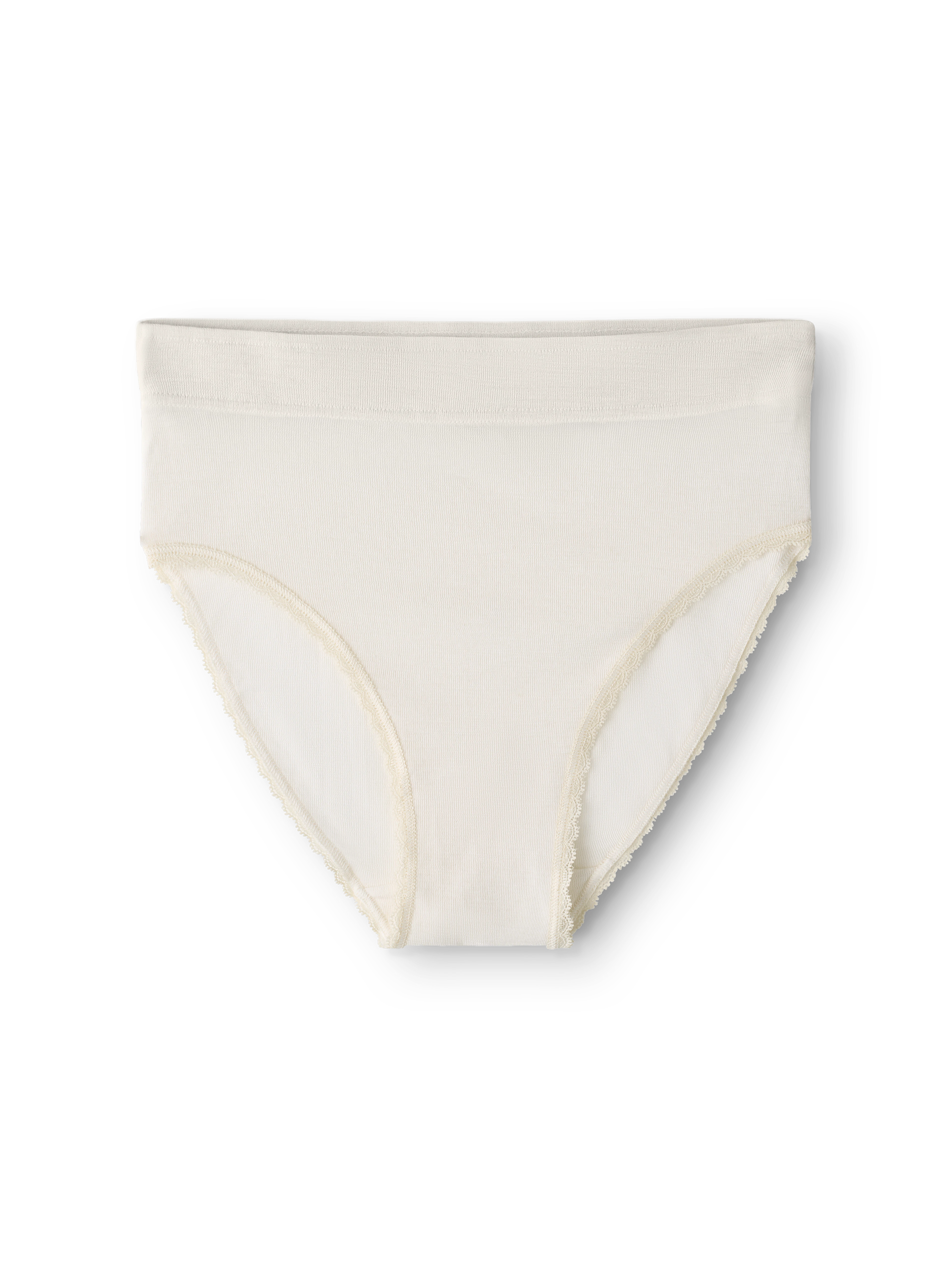 Tanktop met kanten rand van merinowol/zijde voor dames - €49.99