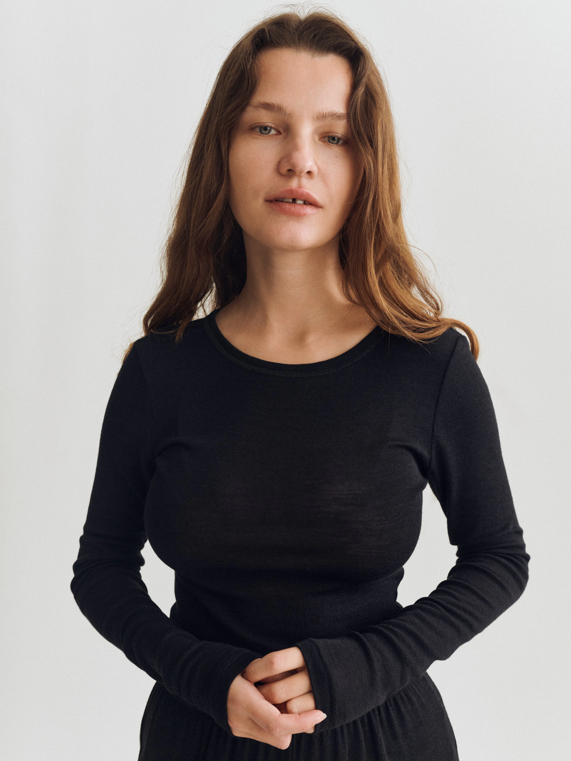 Dilling Pointelle-bralette voor dames van merinowol/zijde Dilling Pointelle-bralette voor dames van merinowol/zijde