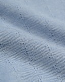 Pointelle T-shirt van merinowol/zijde voor dames Nordic blauw 3