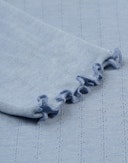 Pointelle T-shirt van merinowol/zijde voor dames Nordic blauw 4