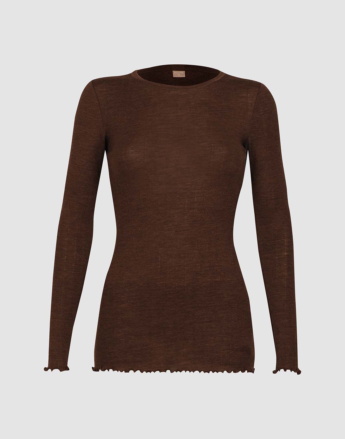 トップス Don't tell anyone MERINO WOOL TOPS Women's merino wool/silk long sleeve pointelle top - $8 - Dilling
