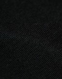 Pointelle shirt met hoge hals van merinowol/zijde voor dames Zwart