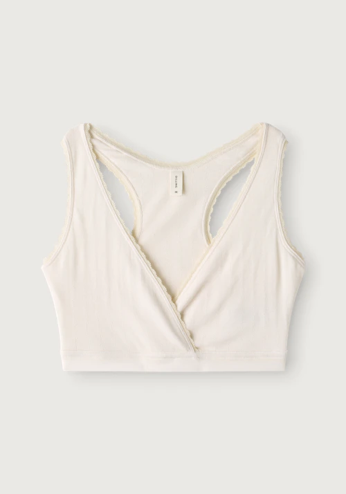Bralette med bryterrygg og blonder