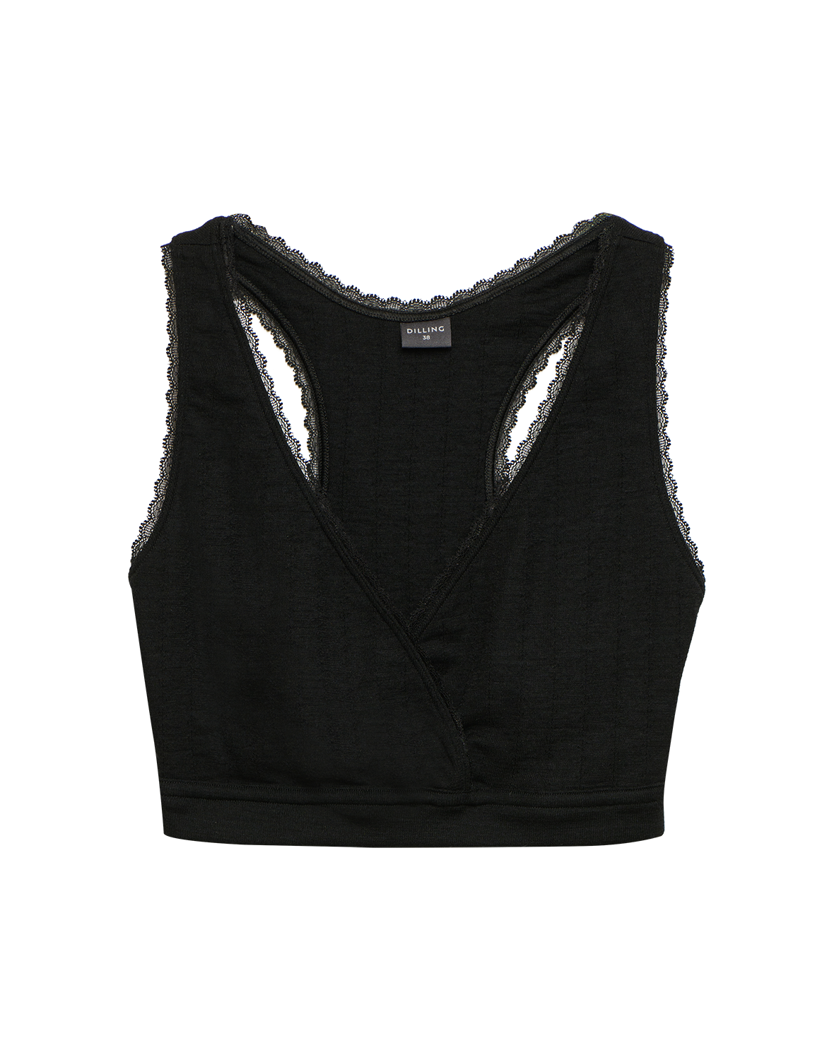 Bralette med bryterrygg og blonder