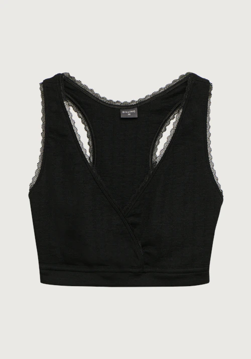 Bralette med bryterrygg og blonder