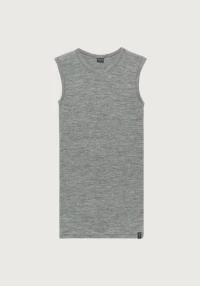 Tanktopp i merinoull til dame