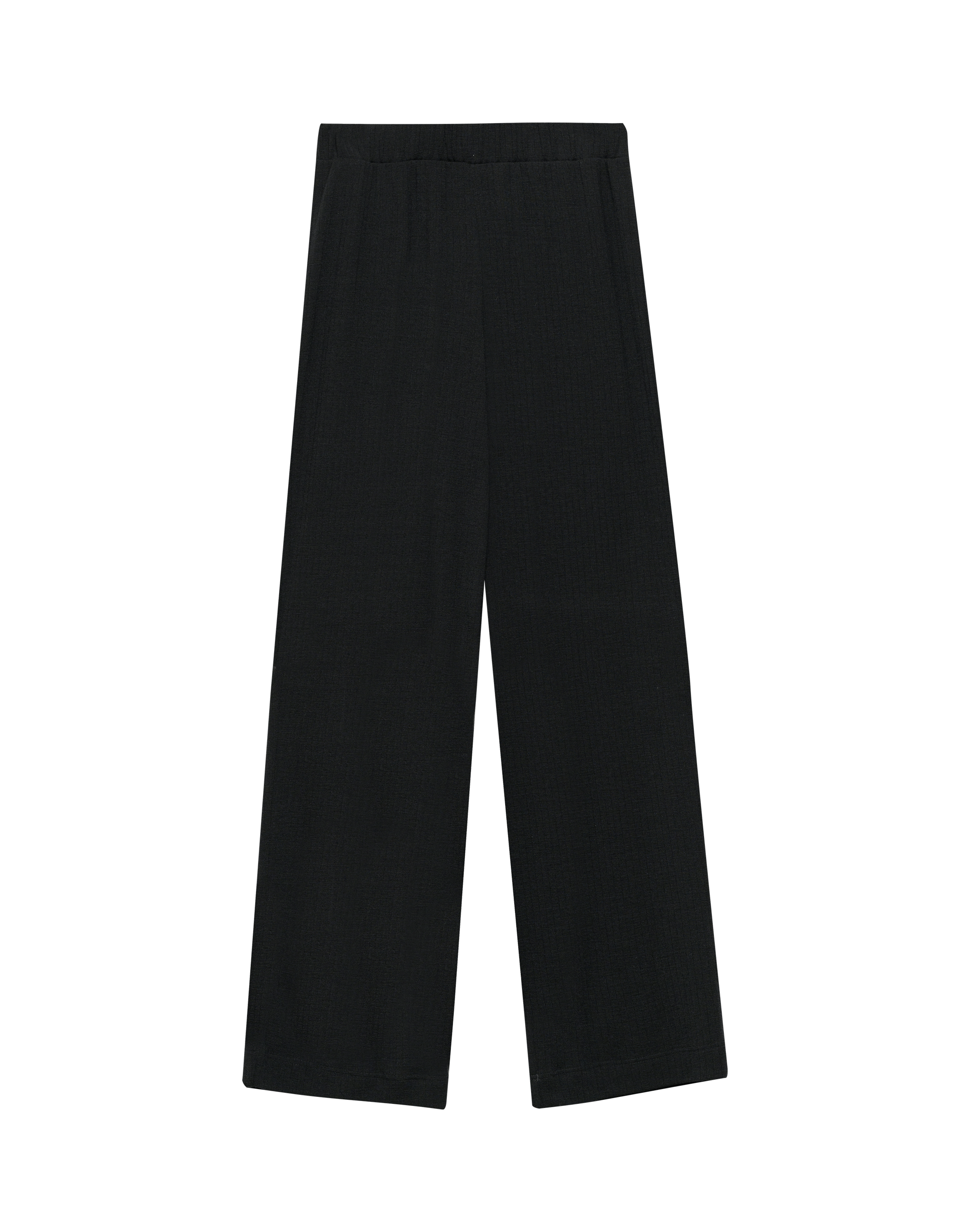 Pantalon large en laine mérinos pour femme