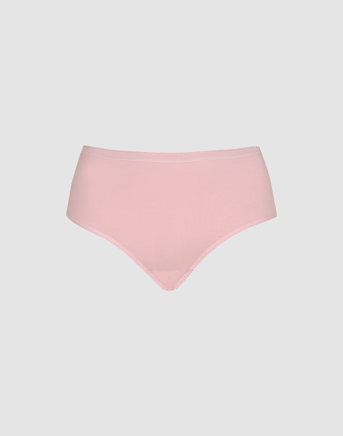 Basic midi slip van katoen voor dames Mistig roze Dilling