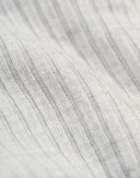 Shirt met knopen van merinowol voor heren Lichtgrijs