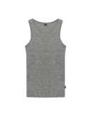 Men’s merino wool tank top Grey melange