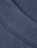 T-shirt van merinowol voor heren Stormblauw