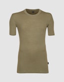 T-shirt van merinowol voor heren Zilversalie
