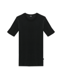 T-shirt i merinoull för herr Svart