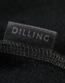 T-shirt i merinoull för herr Svart