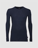 Shirt van merinowol voor heren Marineblauw