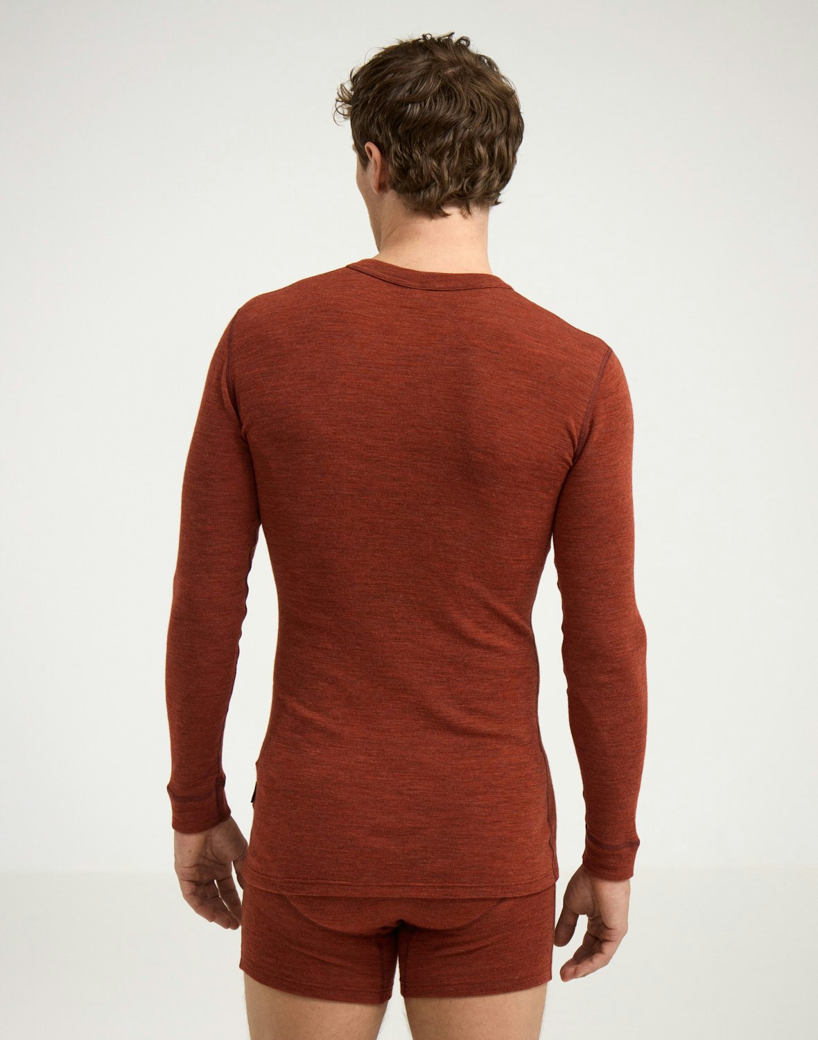 Men's merino wool long sleeve top Dilling1