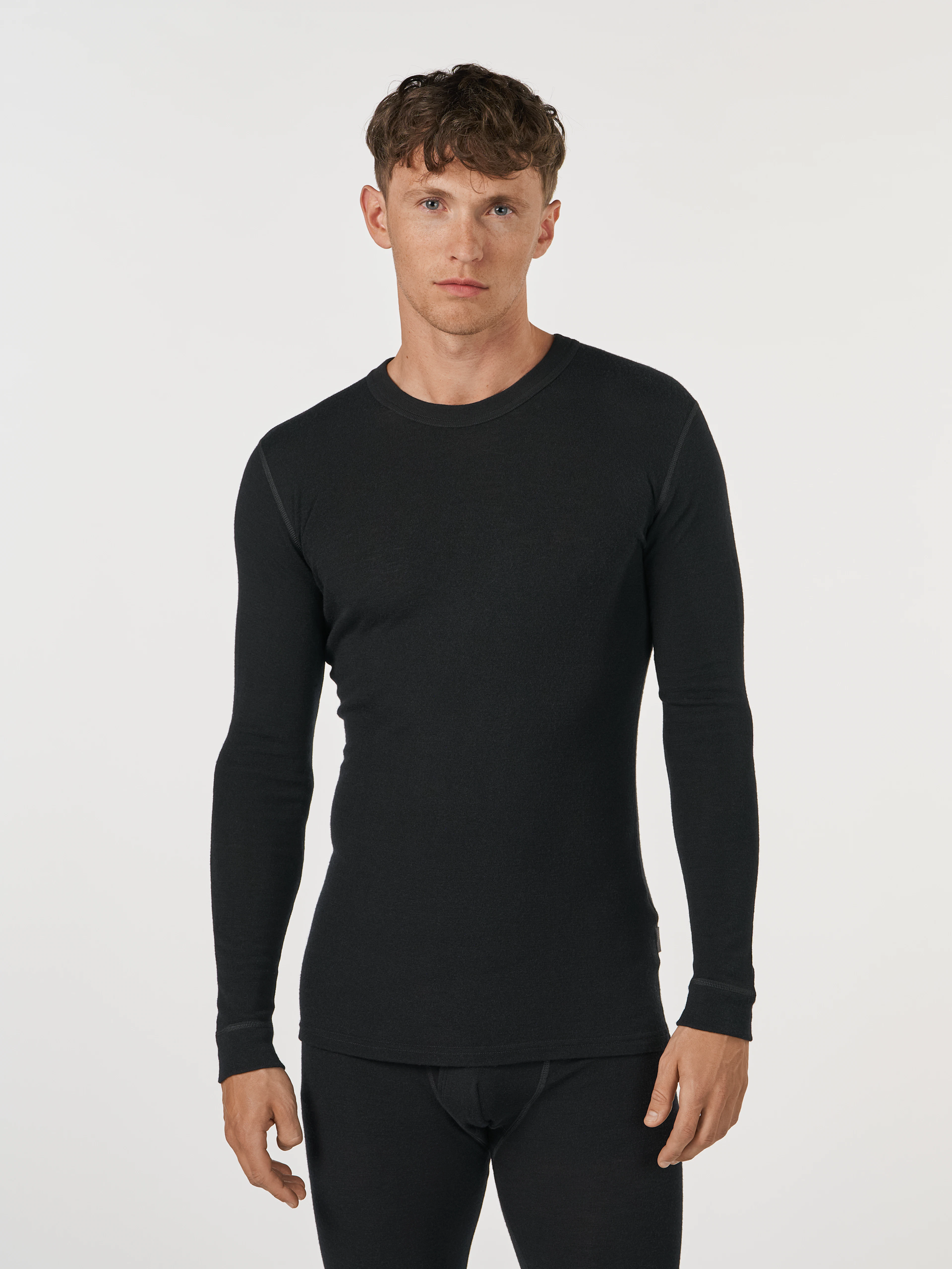 Men's merino wool long sleeve top - Free shipping - Dilling