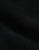 Men's merino wool V-neck T-shirt Black