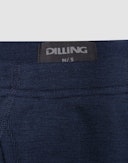 Lange tights med gylp i merinould til mænd Mørkeblå