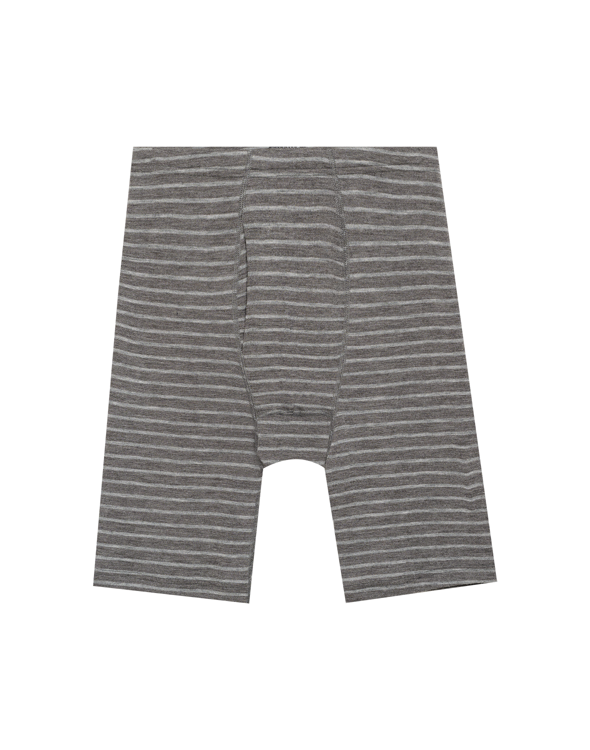 Lang boksershorts med gylf i merinoull til herre
