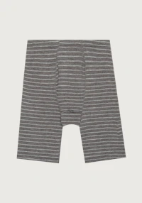 Lang boksershorts med gylf i merinoull til herre