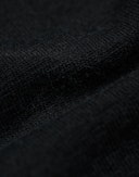 Lange tights med gylp i merinould til mænd Sort