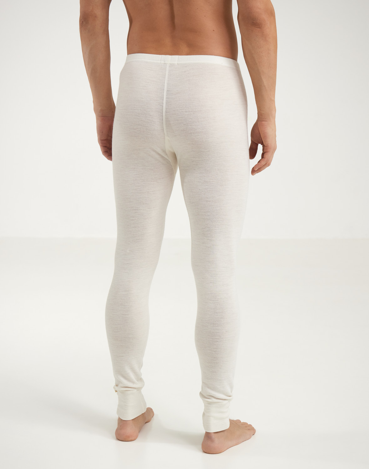 Laine Mérinos Naturel Caleçon Long Homme DILLING - Laine Mérinos Mélange Gris XL Laine Mérinos Thermorégulatrice