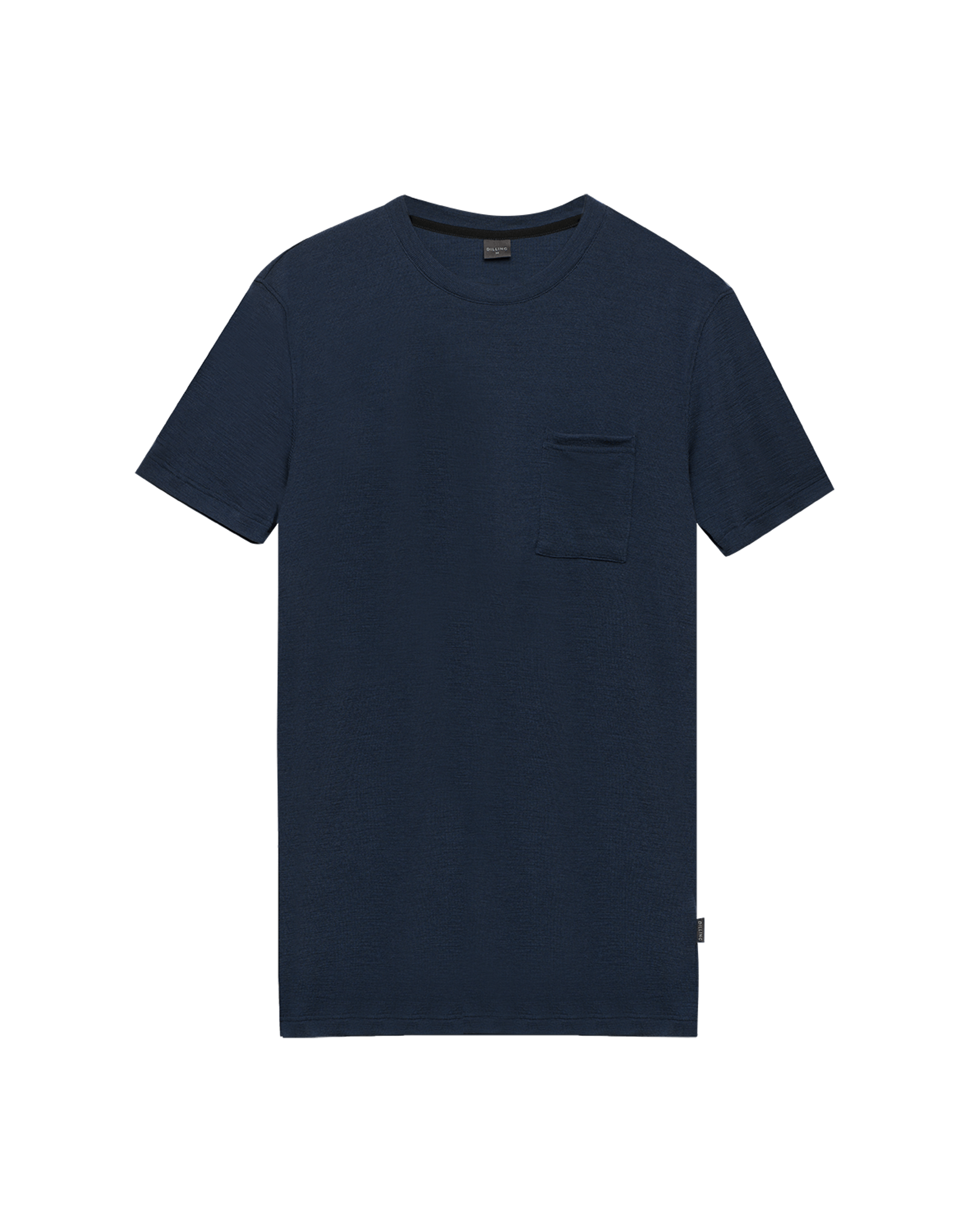 Men's merino wool T-shirt in Navy blue - $80.99 - Dilling