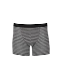 Men's merino wool boxer shorts Grey striped