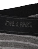 Men's merino wool boxer shorts Grey striped