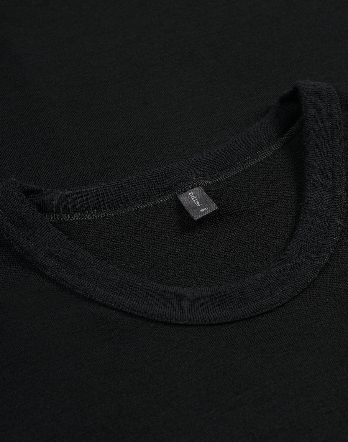ELDORESO Merino Wool Tee(Black）　サイズXL Merino Wool Long-Sleeve-T-Shirt(L(MEN) Black/ブラック): Caledoor