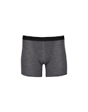 Merino Boxershorts in Rippstrick Dunkelgrau meliert