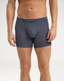 Boksershorts i merinoull til herre Blågråmelert