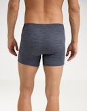 Boksershorts i merinoull til herre Blågråmelert